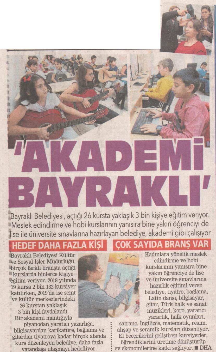 Akademi Havasında Kurslar (Posta)