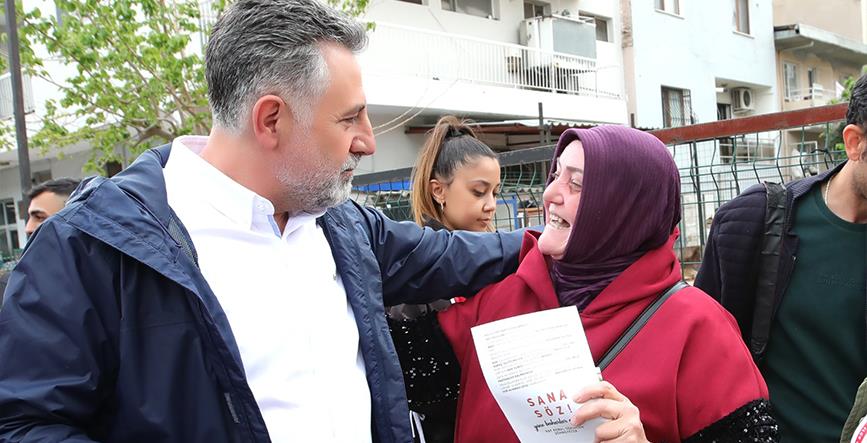 Başkan Sandal Osmangazi’de vatandaşlarla buluştu: