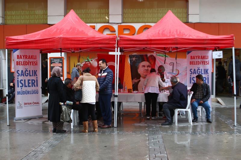 Bayraklı’da Sağlık Haftası etkinlikleri ilgi gördü