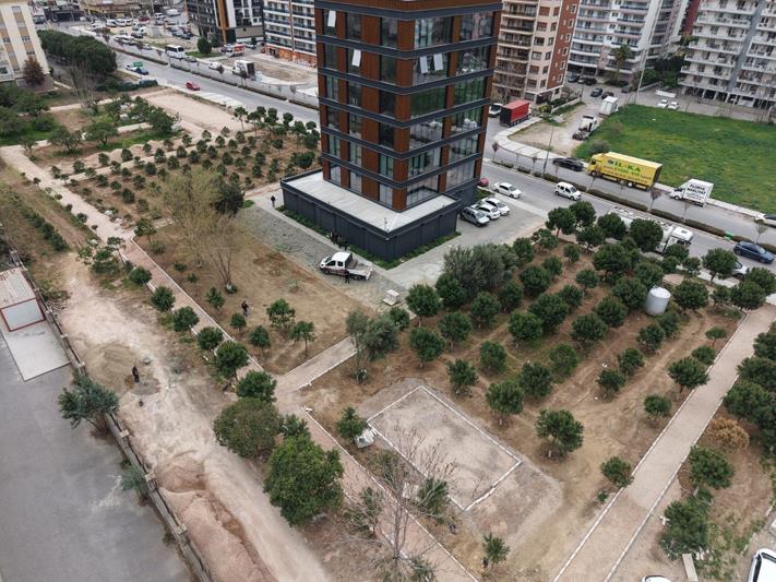 Bayraklı'ya 6 Bin 652 metrekarelik yeni yeşil alan